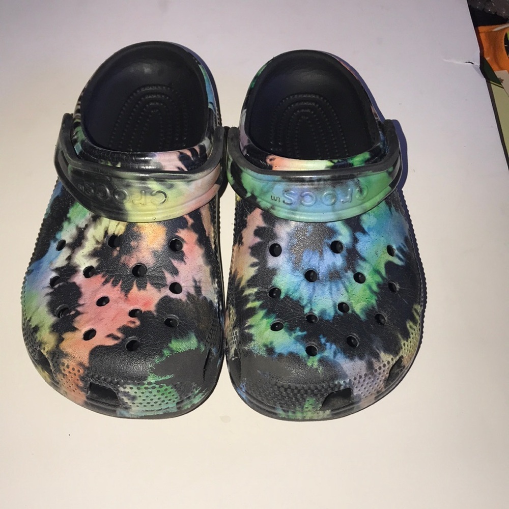 Unisex Spiral Tie-Dyed Crocs